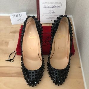 Christian Louboutin spiked heels